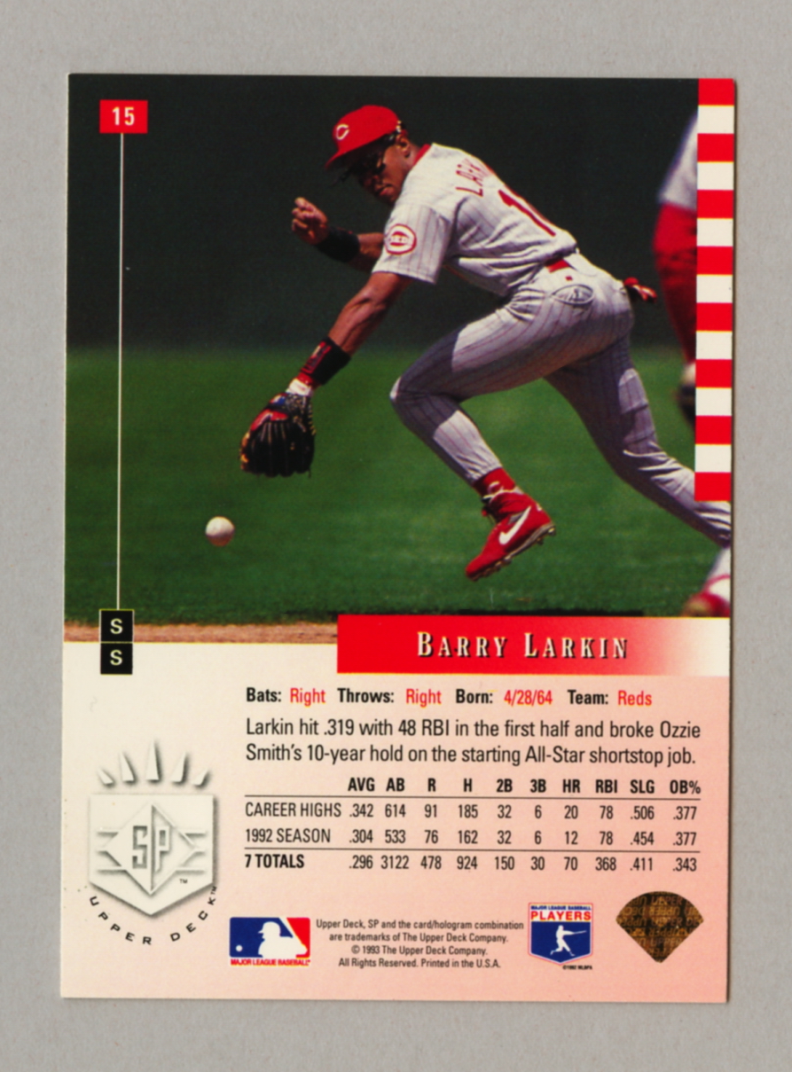1993 Upper Deck SP Baseball Singles • Rookie • HOF • All Stars - Picture 5 of 193