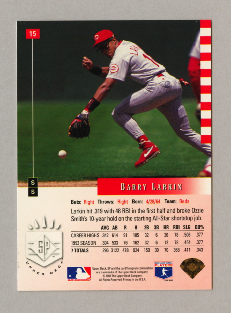 1993 Upper Deck SP Baseball Singles • Rookie • HOF • All Stars - Picture 7 of 193
