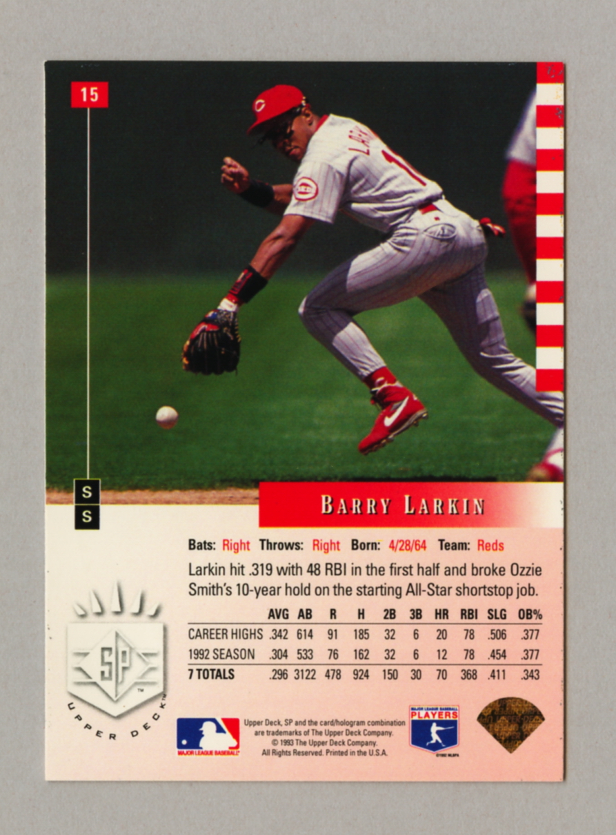 1993 Upper Deck SP Baseball Singles • Rookie • HOF • All Stars - Picture 9 of 193