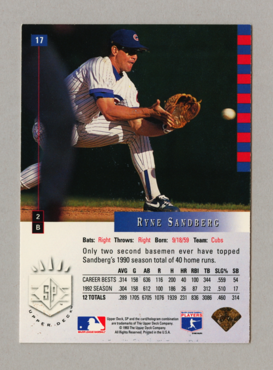 1993 Upper Deck SP Baseball Singles • Rookie • HOF • All Stars - Picture 11 of 193