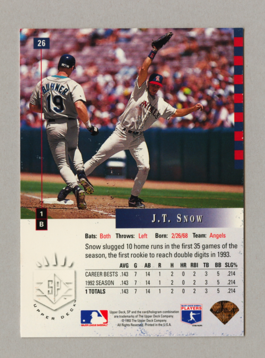 1993 Upper Deck SP Baseball Singles • Rookie • HOF • All Stars - Picture 15 of 193
