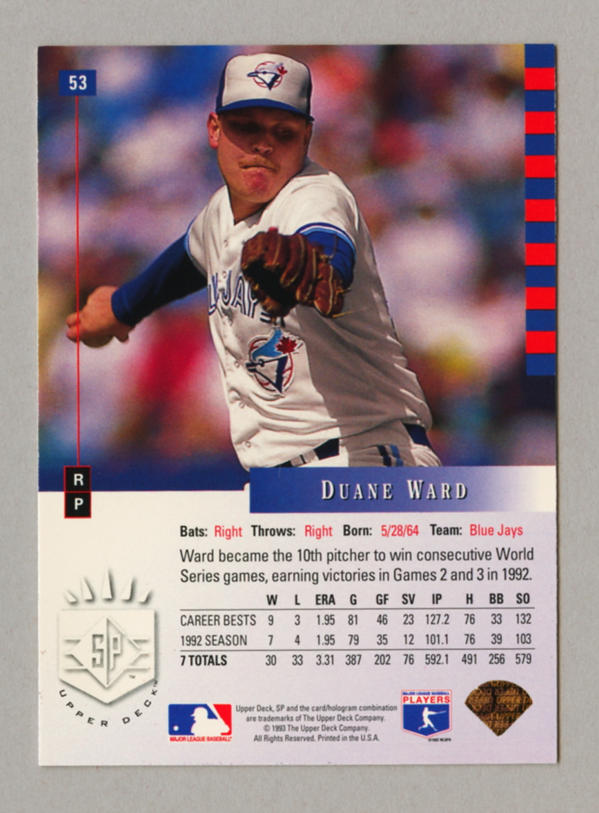 1993 Upper Deck SP Baseball Singles • Rookie • HOF • All Stars - Picture 29 of 193