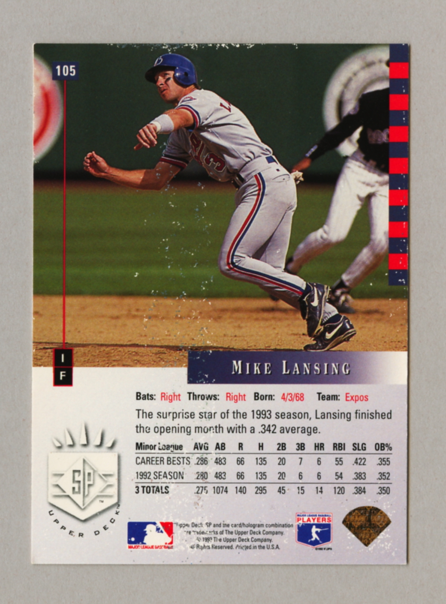 1993 Upper Deck SP Baseball Singles • Rookie • HOF • All Stars - Picture 55 of 193