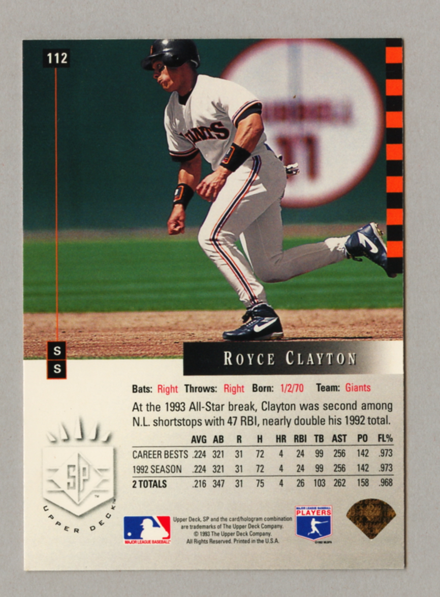 1993 Upper Deck SP Baseball Singles • Rookie • HOF • All Stars - Picture 57 of 193