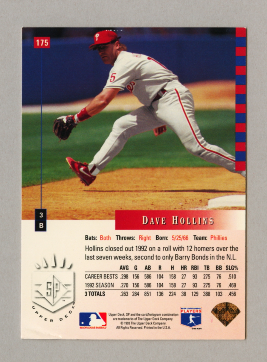 1993 Upper Deck SP Baseball Singles • Rookie • HOF • All Stars - Picture 97 of 193