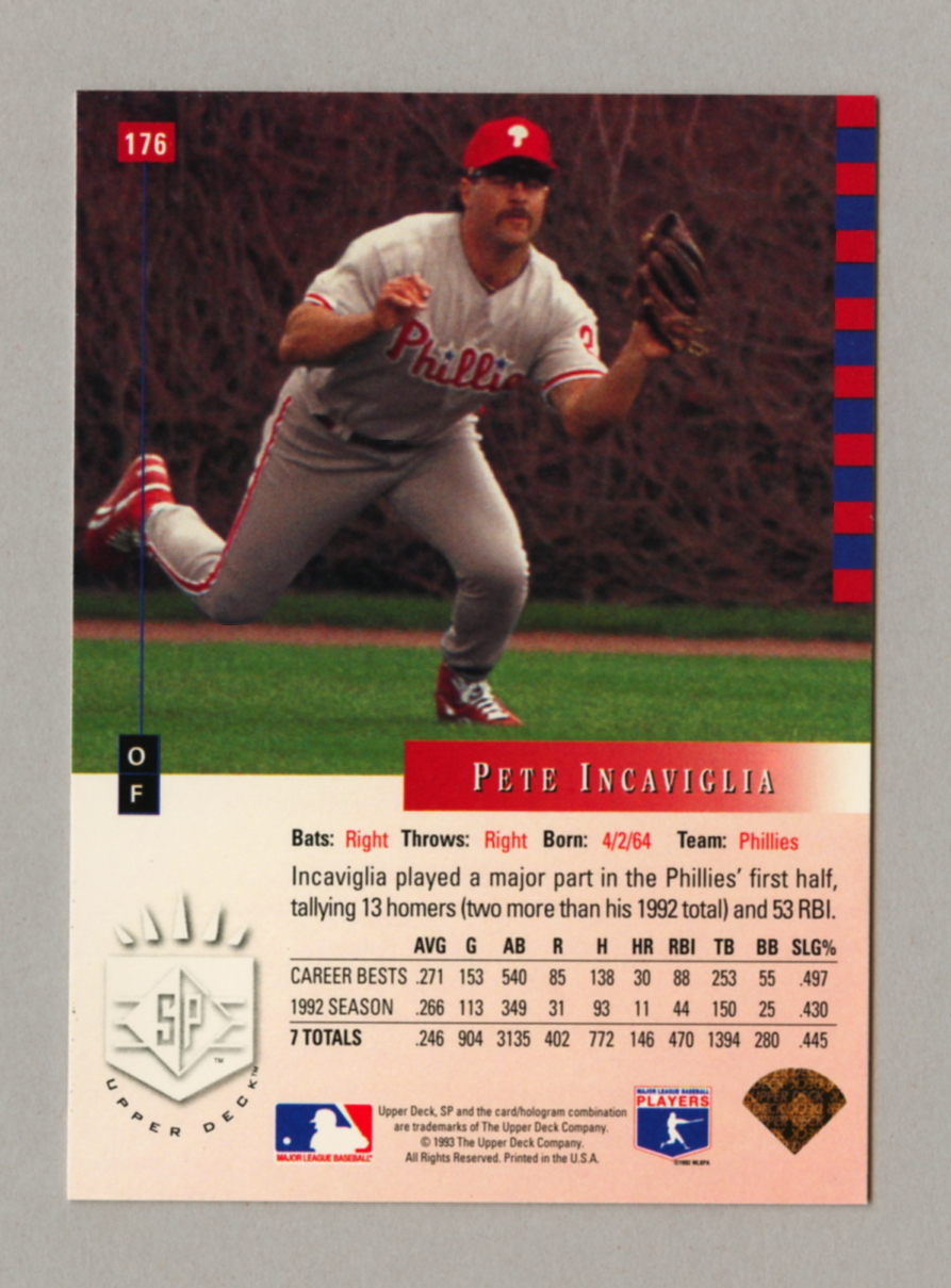 1993 Upper Deck SP Baseball Singles • Rookie • HOF • All Stars - Picture 99 of 193