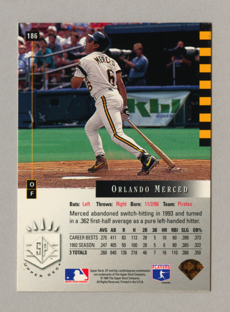 1993 Upper Deck SP Baseball Singles • Rookie • HOF • All Stars - Picture 103 of 193