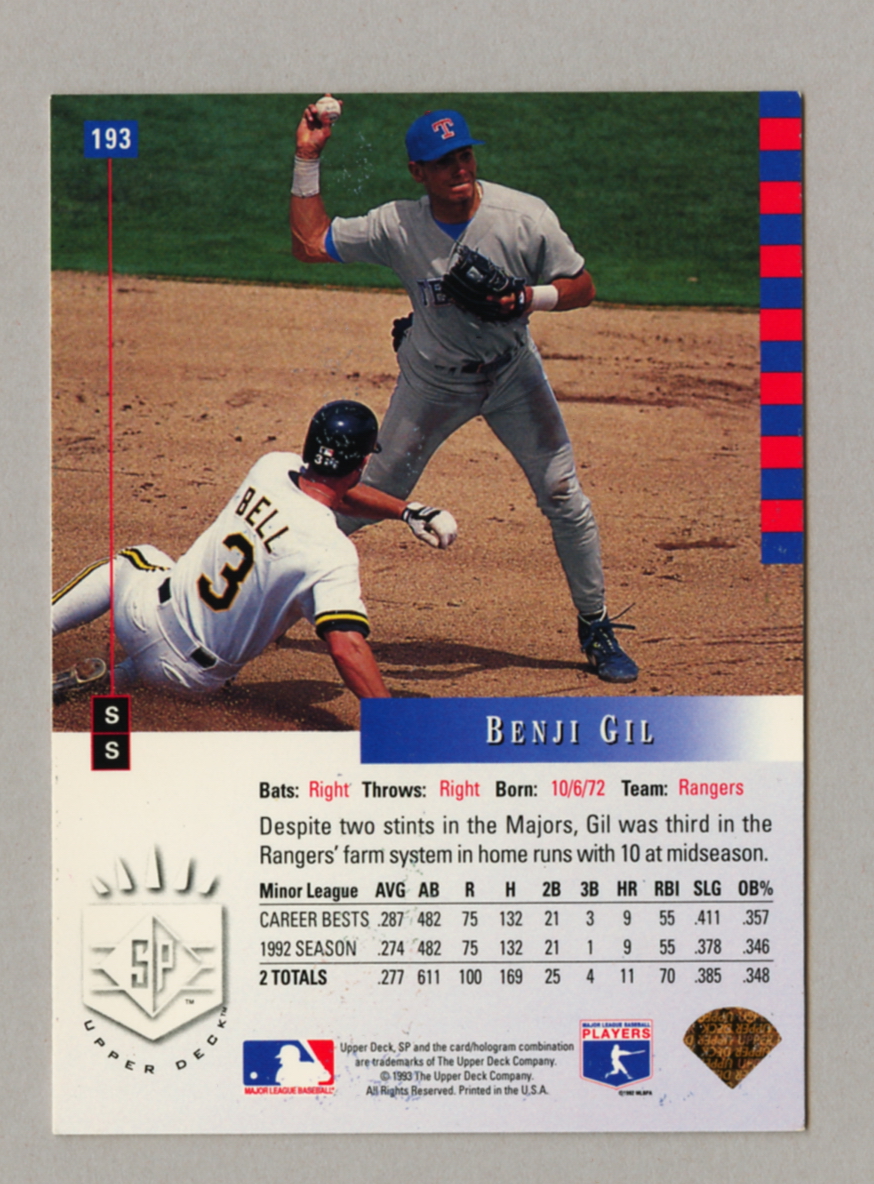 1993 Upper Deck SP Baseball Singles • Rookie • HOF • All Stars - Picture 111 of 193