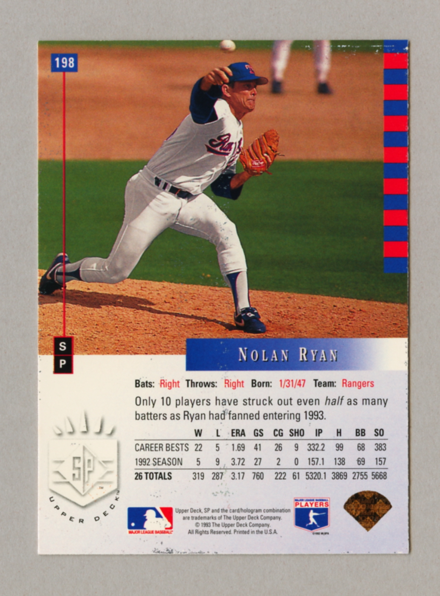 1993 Upper Deck SP Baseball Singles • Rookie • HOF • All Stars - Picture 115 of 193