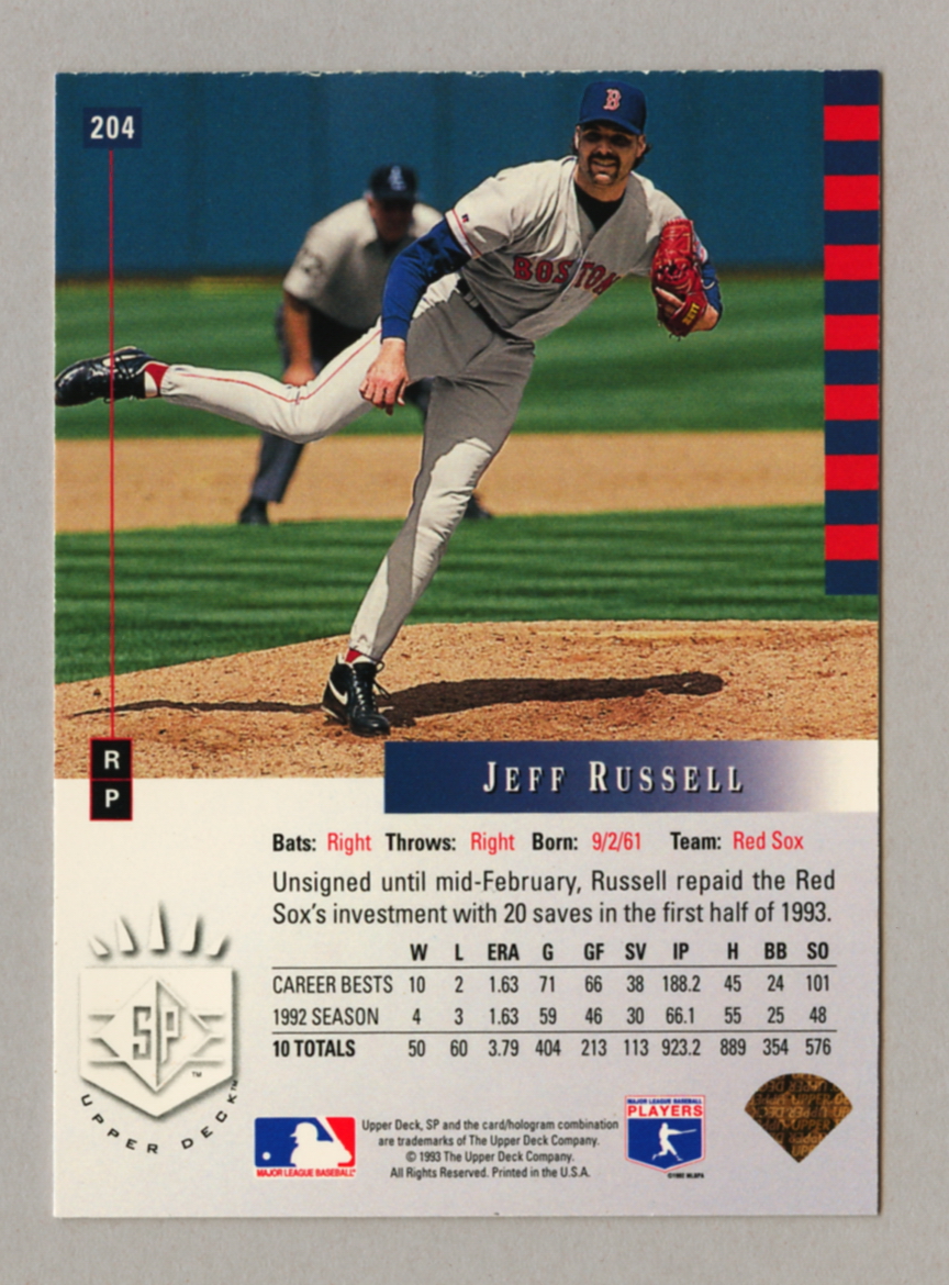 1993 Upper Deck SP Baseball Singles • Rookie • HOF • All Stars - Picture 121 of 193