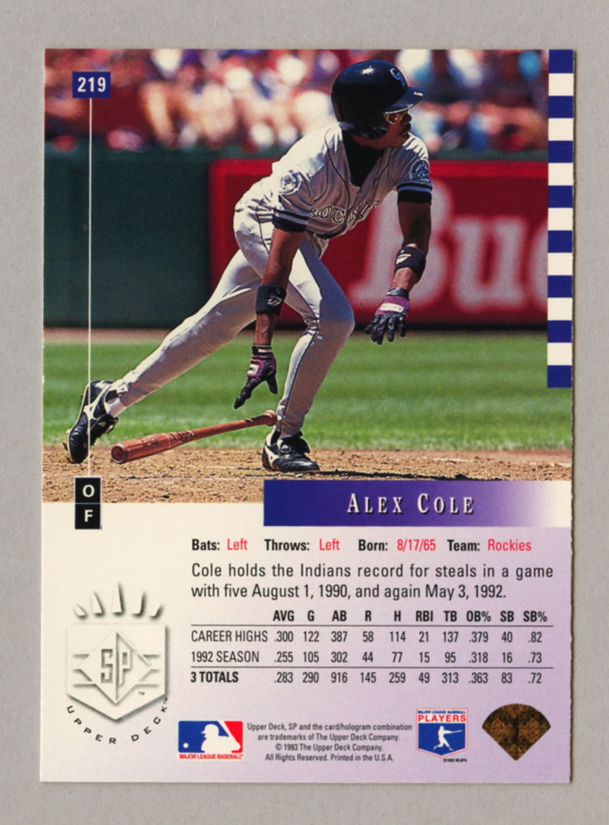 1993 Upper Deck SP Baseball Singles • Rookie • HOF • All Stars - Picture 133 of 193