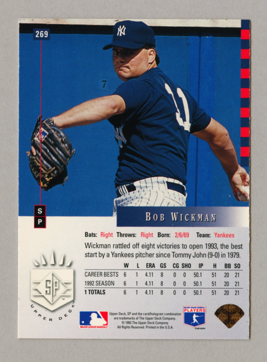 1993 Upper Deck SP Baseball Singles • Rookie • HOF • All Stars - Picture 173 of 193