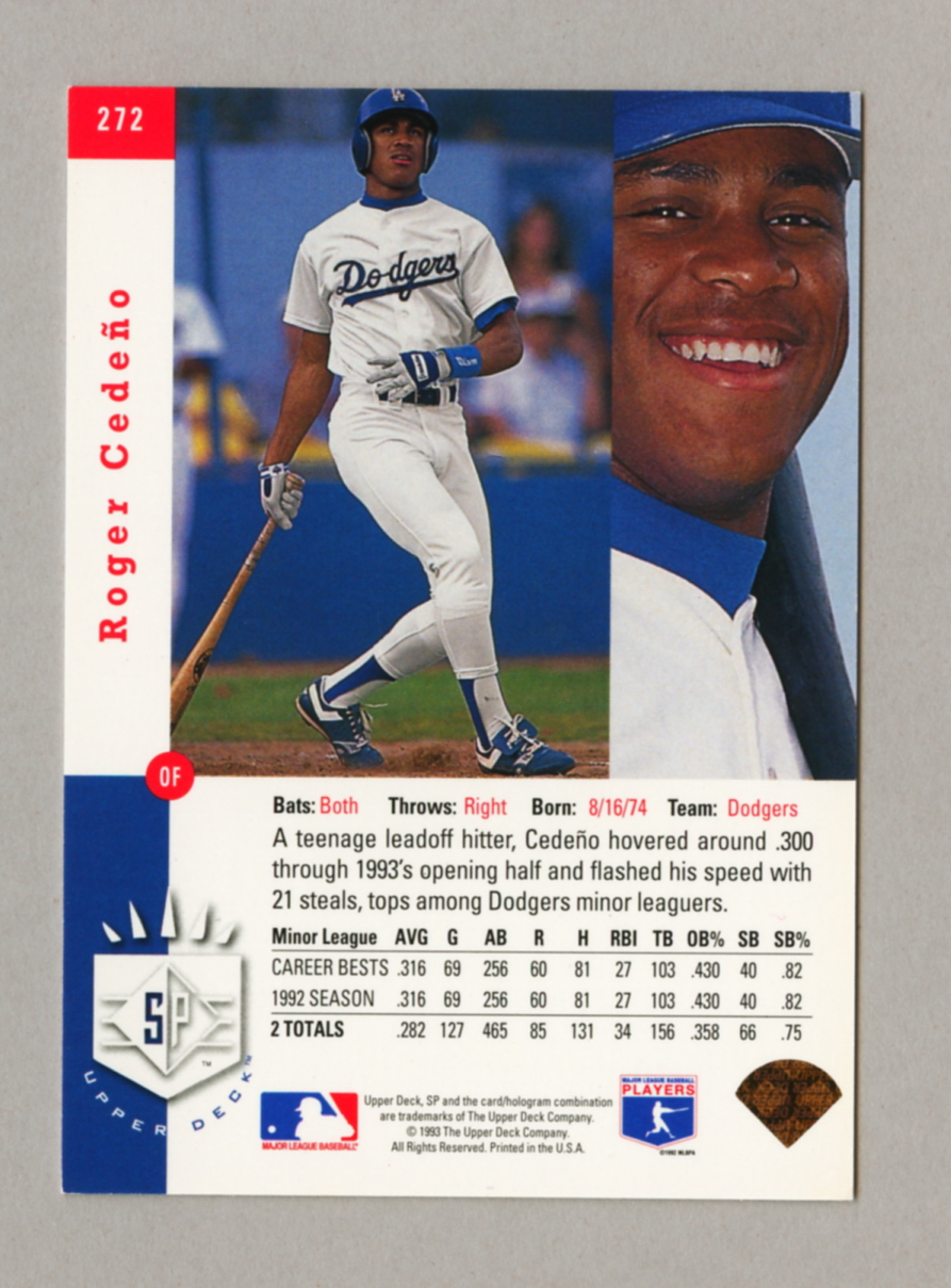 1993 Upper Deck SP Baseball Singles • Rookie • HOF • All Stars - Picture 179 of 193