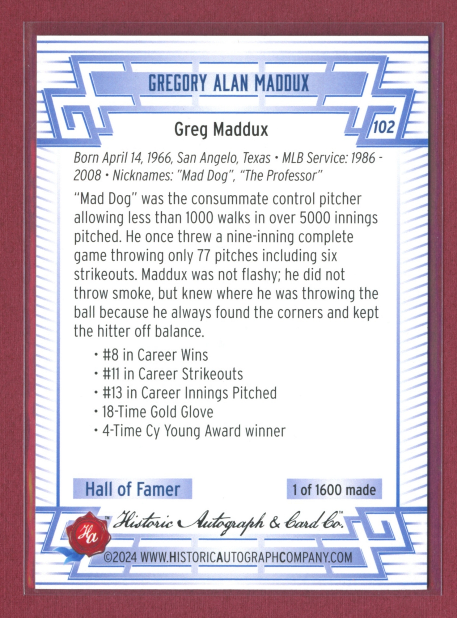 2024 Historic Autographs All-Time Greats Baseball • Variations & Inserts - Picture 81 of 97